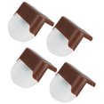 thumbnail image 4 of Bandeja para cubitos de hielo Rose Novel Silicone 4 rejillas 4 agujeros moldes para cubitos de hielo para cócteles para restaurante negro L, 4 of 14