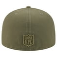 thumbnail image 4 of Men's New Era  Olive Philadelphia Eagles Color Pack A-Frame 59FIFTY Fitted Hat, 4 of 5