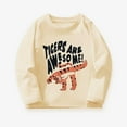 thumbnail image 1 of Chemise pour Enfants Garçons Beige Imprimée Manches Longues Col Rond Confortables Couleurs Fille 6-7 Ans, 1 of 7