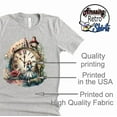 thumbnail image 4 of Alice in Wonderland Shirt, Magic Kingdom Mad Tea Party Shirt Graphic Design Tee Tops (Grey-2X Large), 4 of 5