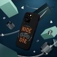 thumbnail image 3 of DistinctInk Tough Case for Apple iPhone 13 PRO (6.1" Screen), Compatible with MagSafe Charging - Ride Or Die - Motorcycle, 3 of 6