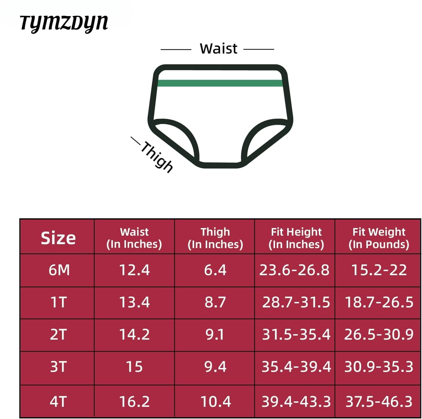 TYMZDYN 2 Packs Baby Reusable Swim Diapers Soft and Silky Toddler Swim Diaper Washable Baby Swim Diaper 3T Baby Swim Trunks Swimming Diapers Size 3 Waterproof Diapers for Swimming Boys and Girls