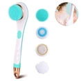 thumbnail image 2 of Electric Shower Brush Rechargeable Rotating Long Handle Back Scrubber Suitable for Body Cleansing Exfoliation Waterproof and Non-Slip with 4 Types of Brush Heads, 2 of 9