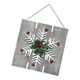 thumbnail image 2 of De Personalizados Cartel De licencia Colgante De Navidad Club House Decoraciones Blanco BLESIY Letreros colgantes de madera, 2 of 8
