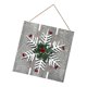 thumbnail image 2 of Cartel de licencia colgante de Adornos de habitación de habitación de guardería de Navidad Blanco Macarena Letreros colgantes de madera, 2 of 8
