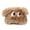 Khaki, variant on Womens White Fluffy Puppy Shape Beanie Hat With Eye Decoration Soft Warm Lightweight Hat Daily Casual Wear Cute Trendy Hats