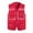 Red, variant on Men's Lightweight Summer Vest with Multiple Pockets for Outdoor Fishing Travel Photography Work Utility Jacket Red XL