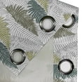 thumbnail image 4 of Ambesonne Grommet Curtain, , 50"x72", Khaki White and Hunter Green, 4 of 5