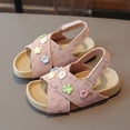 thumbnail image 6 of Tigivemen Flower Girl Dressy Sandal Comfortable Summer Shoes Sweet Kids Toddler Sandals with Soft Sole Purple Size 9, 6 of 6