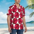 thumbnail image 5 of Goofa Tulips Flowers Hawaiian Shirt for Men, Unisex Summer Beach Casual Short Sleeve Button Down Shirts,Aloha Tropical Floral print shirt-X-Large, 5 of 9