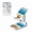 Seashells On The Beach, variant on WIRESTER White Foldable Phone Stand for Desk, Adjustable Portable Cell Phone Holder for iPhone 17, 16, 15, 14 and Android Smartphones - Colorful Sugar Skulls