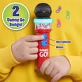 thumbnail image 4 of Danny Go! Sing Along Mic, Interactive Light-Up Microphone Toy with Music and Sounds, 3 X AAA Batteries Included, Ages 3 years and up, 4 of 8