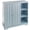 Light Blue Storage Cabinet, variant on Beadboard Wooden Cabinet with 3 Storage Shelves and Cupboard