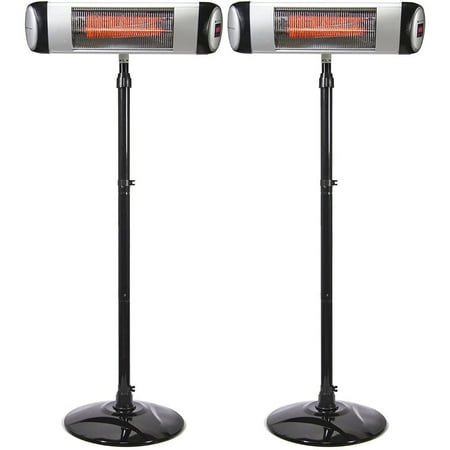 Greentech PHGARAGEPAV03US pureHeat Garage and Patio Outdoor Heater Black 2 Pack