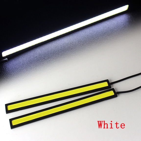 12V car fog light LED strip 17cm diode daytime running light white&nbsp; 1 light