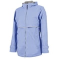 thumbnail image 2 of Charles River Apparel 5099 Women's New Englander Rain Jacket-Periwinkle-XS, 2 of 3