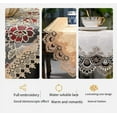 thumbnail image 2 of Lace Jacquard Tablecloth Macrame Round Doily Table Topper Decoration Cover for Home Dresser Scarf and Table Centerpiece, 2 of 2