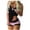 Hot Pink, variant on Pntutb Womens Sexy Print Lace Sling Sleeveless Tank Tops Splicing Shorts Casual Set