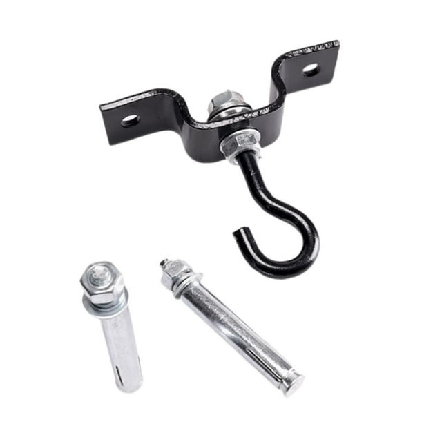 Soporte de bolsa de colgante de saco de boxeo con soporte de bolsa de boxeo multifuncional con de techo de pared de tornillo de expansión para silla Estilo A