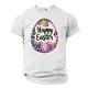 thumbnail image 5 of Camisa Casual de Cuello de la Tripulación de la Impresión de Pascua de Manga Corta de Verano Top Ligero de Poliéster para los Hombres, Camiseta de Manga Corta para el Uso Diario de Primavera Verano, 5 of 8