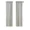 SILVER, variant on Gorgeous Home Linen MR2 Faux Silk Semi-Sheer Window Curtains 2-Pack Silver 84" L