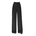 thumbnail image 1 of Pantalones anchos de pierna recta para mujer, pantalones casuales de cintura alta y holgados para primavera. 3XL, 1 of 8