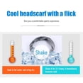 thumbnail image 4 of TureClos 4 Packs Cooling Ice Silk Cold Sports Headband with Evaporative Breathable Material Sweat-absorbent Headband for Fast Cooling Relieving, 4 of 10