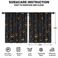 thumbnail image 2 of Blackout Kids Curtains,Halloween Glowing Pumpkins Pattern Childrens Insulated Curtains Set Of 2,Bedroom Essentials,Toddler Room Decor 42"x54", 2 of 5