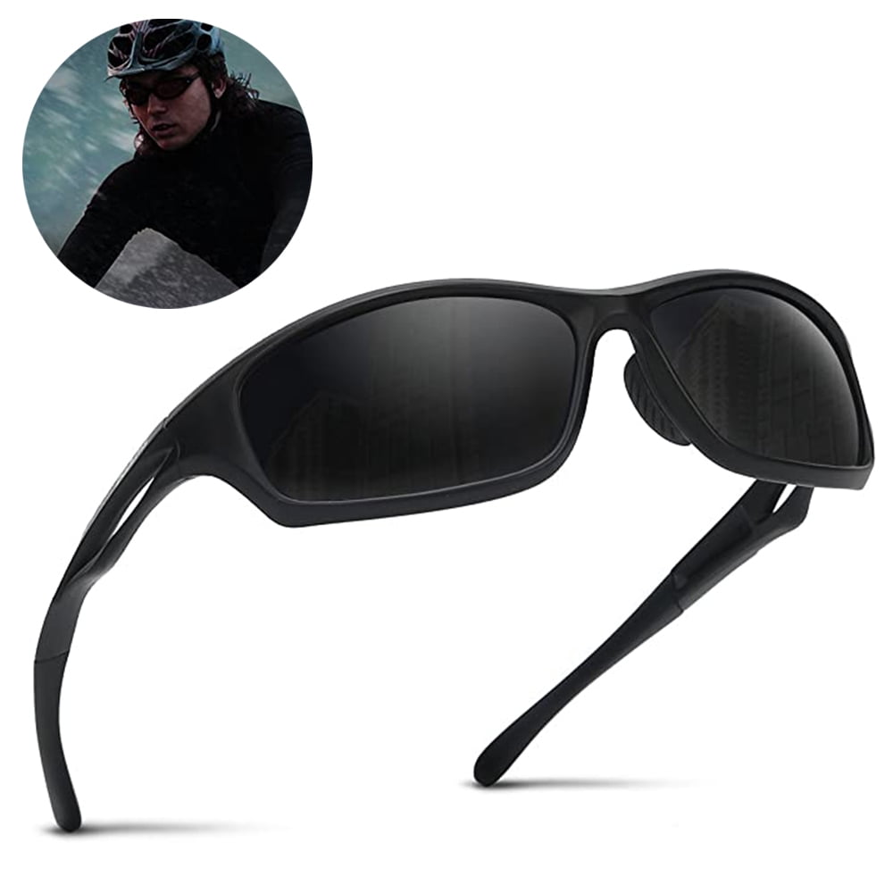 Mens Ladies Sports Sunglasses Driving Glasses Hard Unbreakable Frame Cycling 