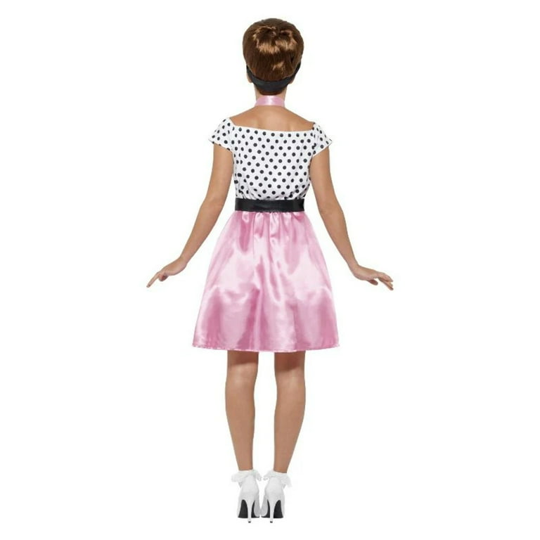 50s Rock 'n' Roll Costume Pink Adult 50s Rock 'n' Roll Costume Pink Adult