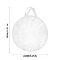 thumbnail image 5 of Xecvkr Transparent Wreath Storage Bag 30 Inch Clear Holiday Container Handle Large Capacity Flower Foam Door Organizer Christmas 1 Pc, 5 of 8