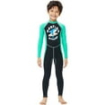 thumbnail image 1 of Naiovety Trajes de neopreno traje de buceo ultrafino niños traje de baño niños niñas Anti-medusas traje de baño de moda para esnórquel surf Deportes acuáticos Negro XXL Naiovety OD003656-05, 1 of 6