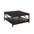 thumbnail image 1 of Convenience Concepts Oxford 36" Square Coffee Table in Espresso Wood Finish, 1 of 5