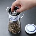 thumbnail image 4 of Salt and Pepper Grinder Set Pack of 2 Blue and White Porcelain Salt Pepper Mill Set and Glass Body Salt and Pepper Shakers with Adjustable Ceramic Coarseness for Cooking BBQ Small Grinder, 4 of 8