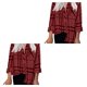 thumbnail image 4 of Camisa de mujer Qarigey con cuello en V a rayas transpirable con botones L, 4 of 6