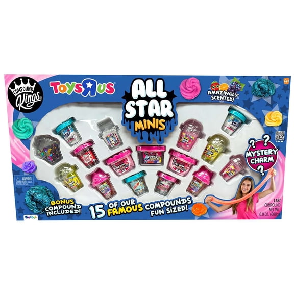 Compound Kings All Star Minis Slime kit [15 Scented Slimes]
