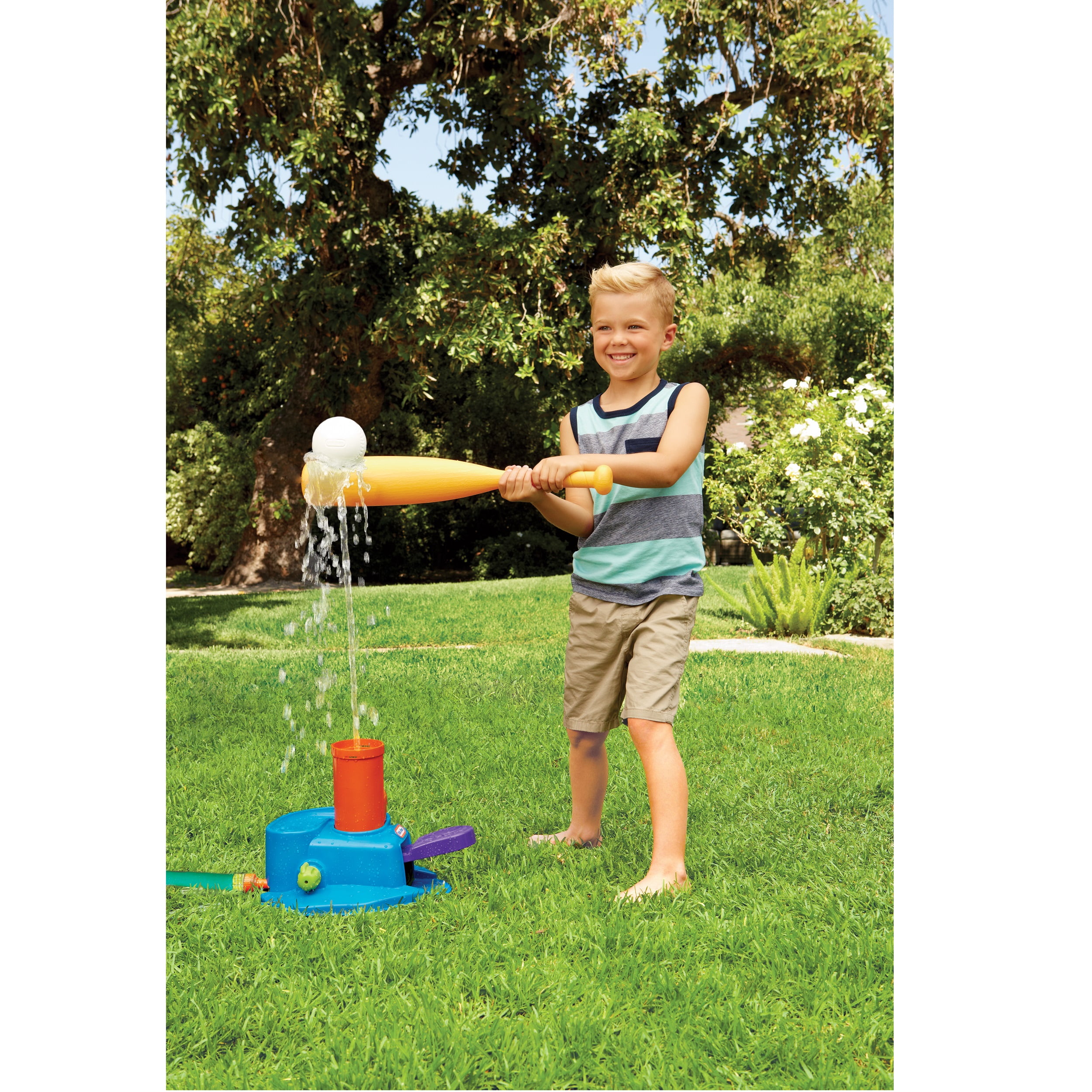 Little Tikes 3 in 1 Triple Splash T Ball Set with 3 Balls