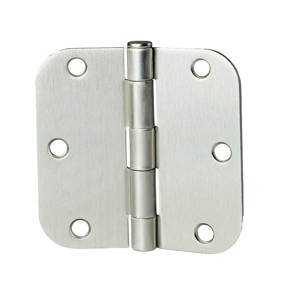 6 Pack of Door Hinges Satin Nickel 3 ½ x 3 ½ Inch Interior Hinges for