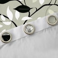 thumbnail image 4 of Erosebridal Botanical Floral Black Out Curtains for Girls, Branches Leaves Curtains Pack of 2 (42x63 Each), 4 of 6