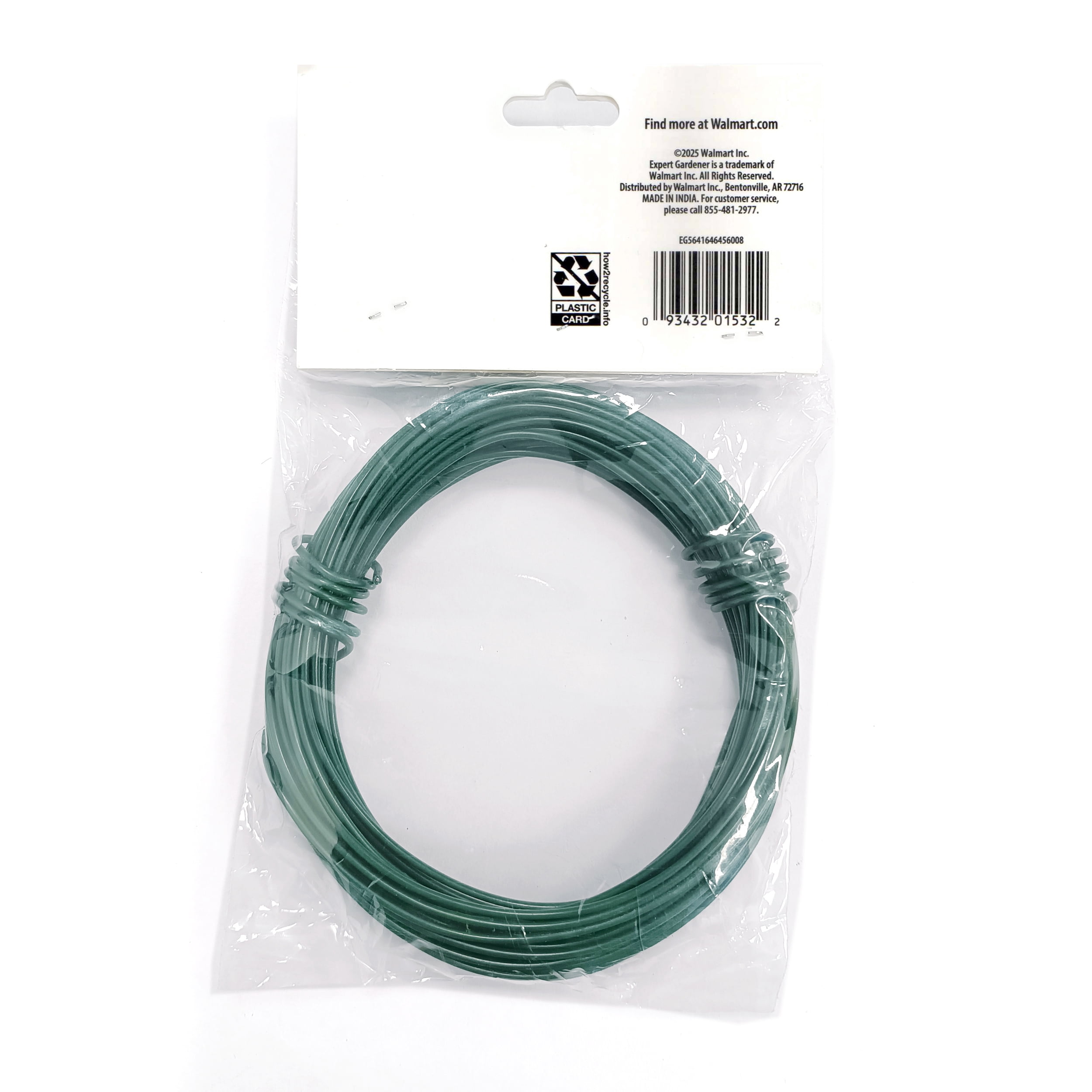 Expert Gardener Plant Tie 50ft Wire, Plastic Twist Tie, Weather-Resistant for Garden Use