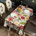 thumbnail image 2 of Rectangle Boho Style Waterproof Tablecloth 60×120 Inch, Bohemian Colorful Floral Reusable Indoor/Outdoor Durable Table Cover for Party Kitchen Dinner Room Decor, 2 of 6