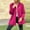 01 Hot Pink, variant on Weiqiqre Womens Jackets Button Up Cardigan Sweaters Long Sleeve Crew Neck Fall Soft Lightweight Knit Loose Sweater Tops