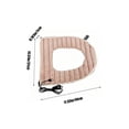 thumbnail image 3 of Funda de asiento de inodoro calefactada por USB - Cojín de felpa controlado por termostato con 5 niveles de calefacción, temporizador y forro polar lavable para comodidad invernal, 3 of 6
