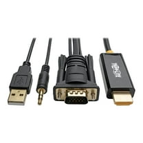 Tripp Lite VGA   Audio to HDMI Adapter Cable with USB Power 1920x1080@60 Hz 6 ft