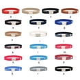 thumbnail image 4 of TureClos Waist Belt Magnetic Buckle Kids Elastic Stretch Clothes Accessories Multicolor Lightweight Waist Webbing Straps for Boys Girls black, 4 of 5