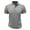 Gray, variant on WREESH Men's Casual Fashion Henley Shirts Short Sleeve Shirt with Turn-Down Collar and Button Detail a Solid Color Pullover Top for Stylish Comfort Red