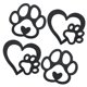 thumbnail image 1 of 4 piezas Wood Wall Art Amantes de perros Regalos Artesanías decoraciones de cachorros Caracteres Decoración de la sala del perro para la sal, 1 of 9