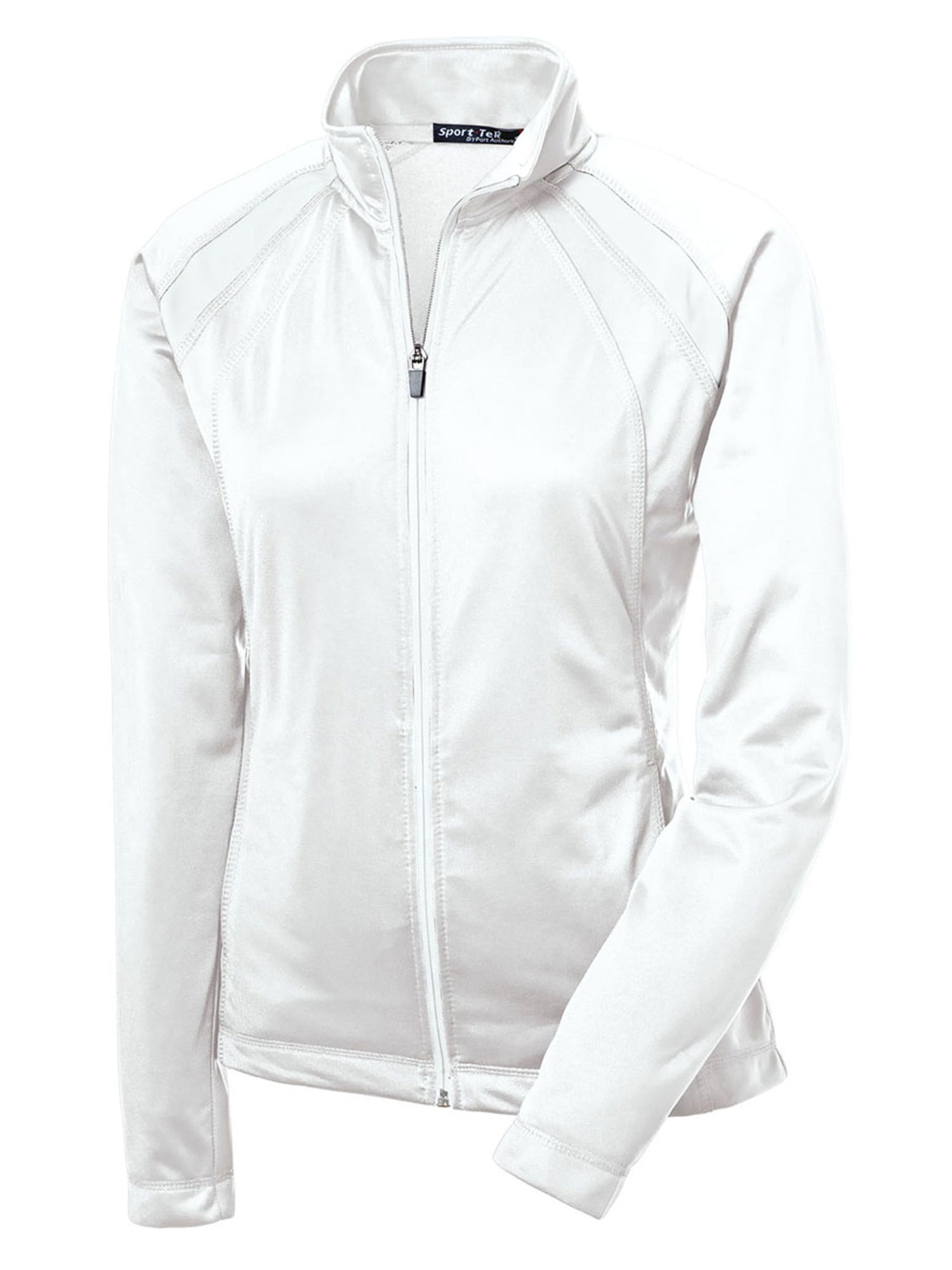 white athletic jacket ladies