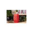 thumbnail image 1 of Baxton Studio Hallie Contemporary Red Metal Outdoor Side Table, 1 of 5