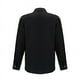 thumbnail image 4 of Blusa y camisa de manga larga con cuello vuelto para hombre, informal, de color liso, semiabierta, de poliéster, 4 of 7